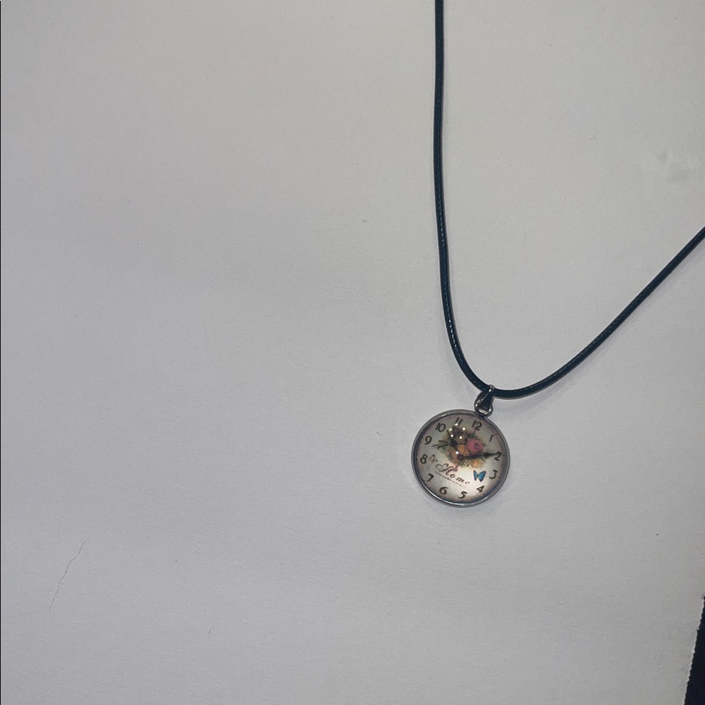 Pendant Necklace with Black Cord - Picture 3 of 4